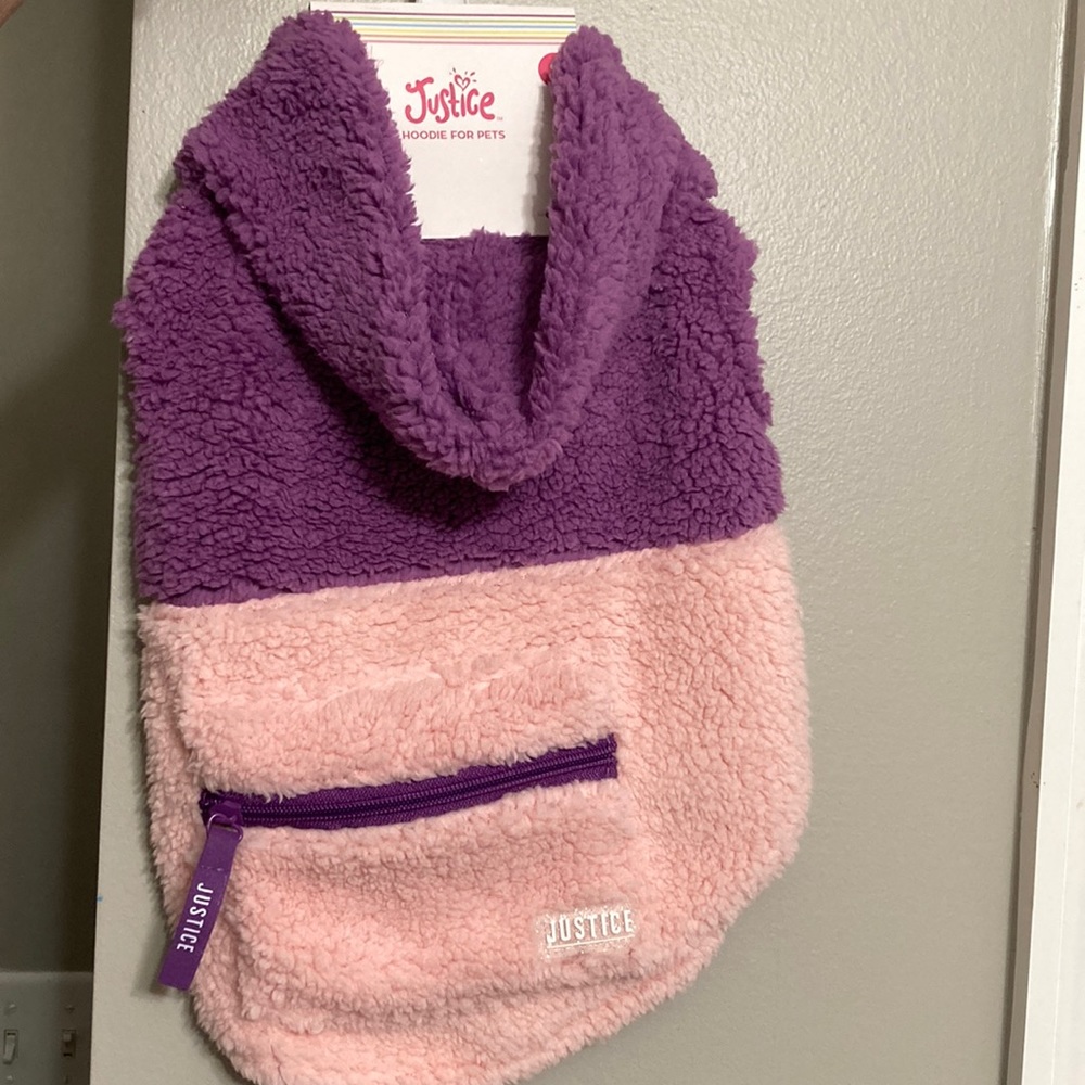 Justice Hoodie for Dog Brand New with Tags